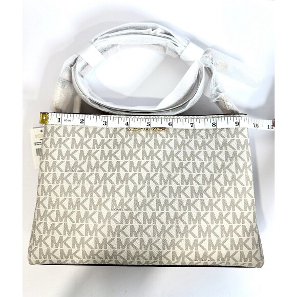 Michael Kors Trisha Medium Triple Compartment Crossbody Powder Blush MK NWT - Picture 14 of 15